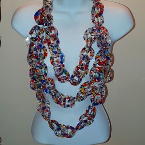 SASSY JONES CONFETTI ZARIA NECKLACE.